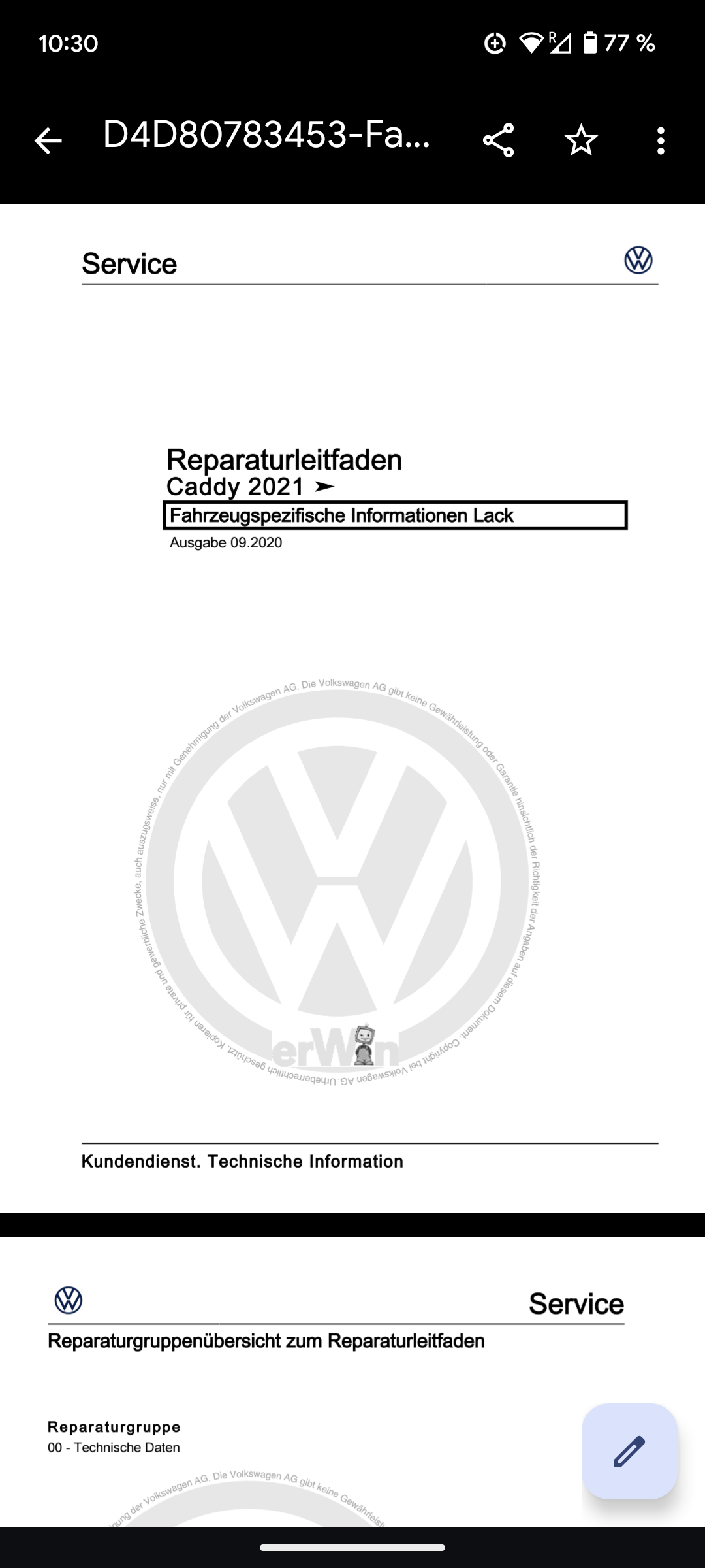 Caddy 5 Wo ist der Fahrzeugdatenträger?