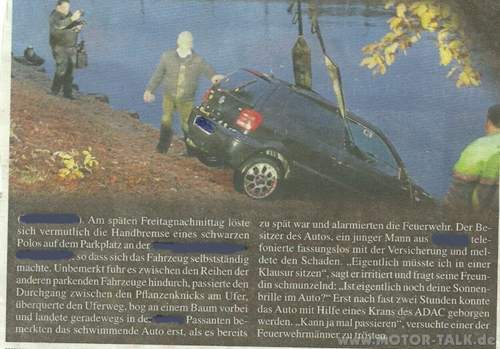 Polo-rutscht-in-teich