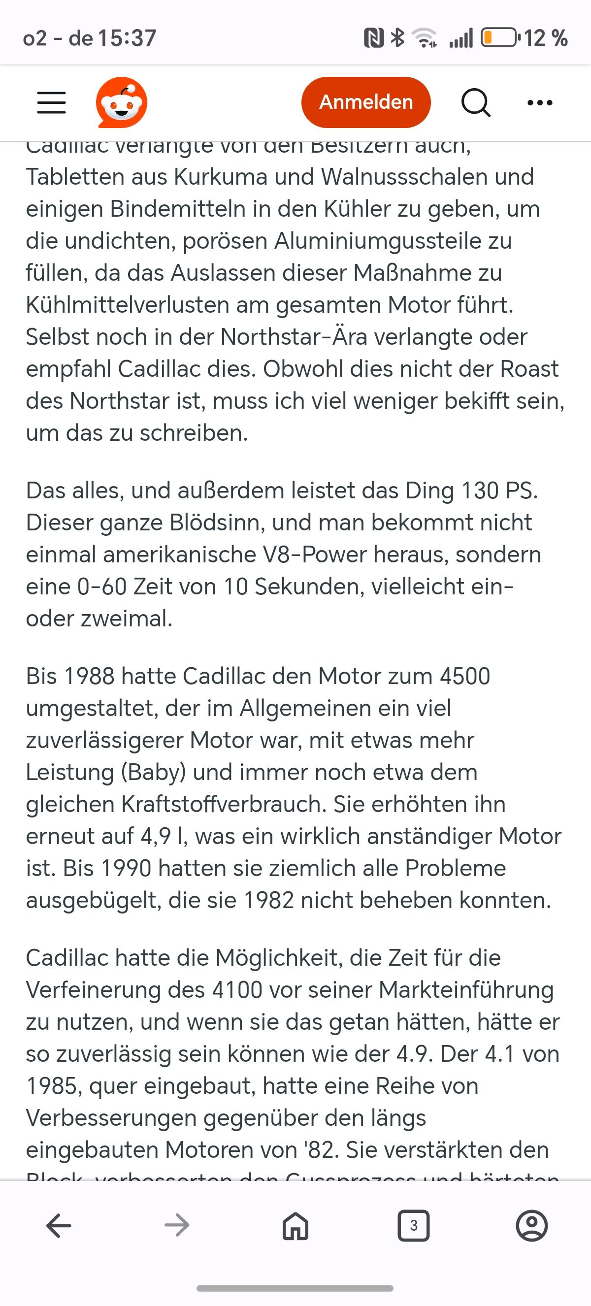 Cadillac Eldorado 84' unruhiger lauf
