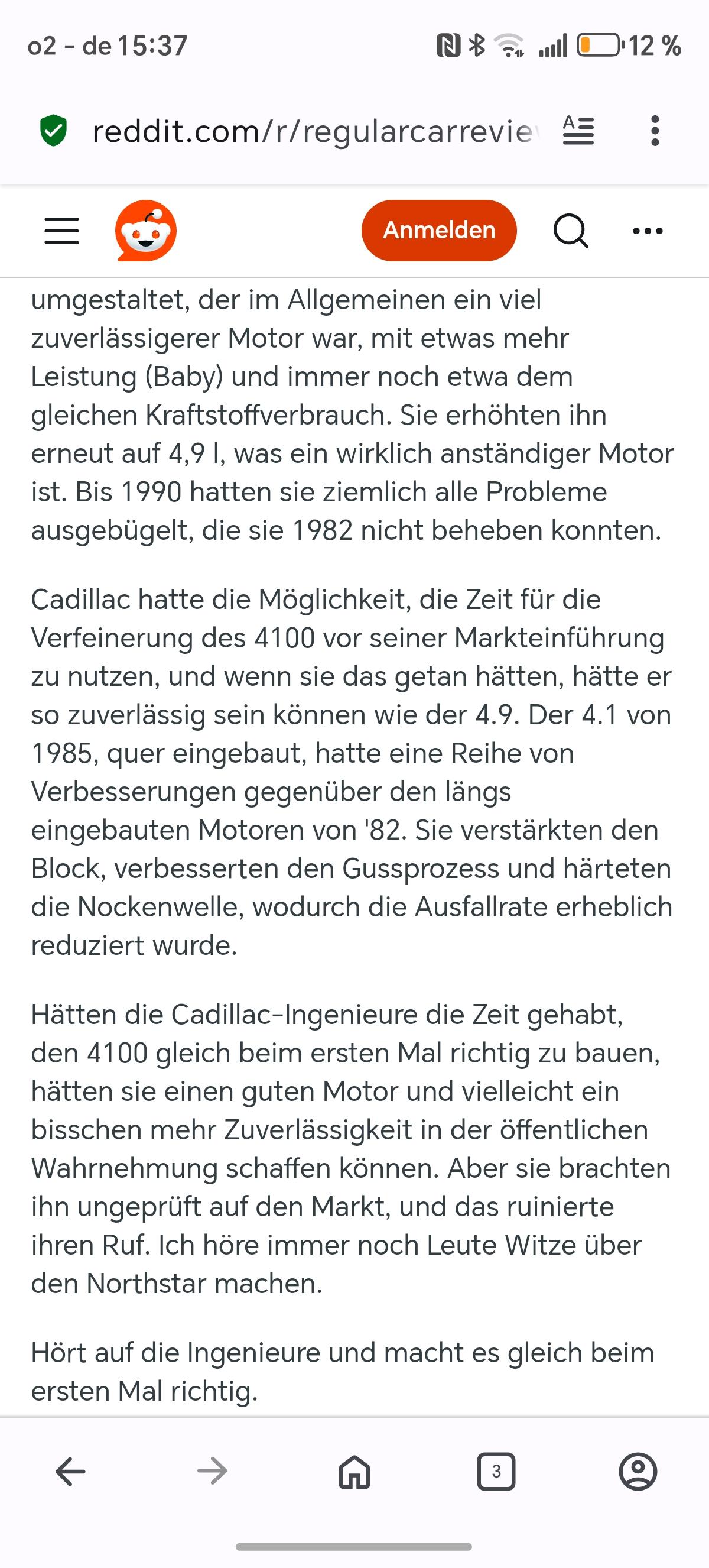 Cadillac Eldorado 84' unruhiger lauf