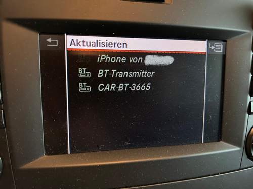Menu Aktualisieren