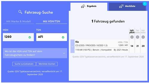 Typklassenabfrage