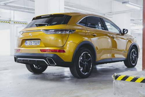 Die Auspuffblenden am DS 7 Crossback sind reine Zierde ohne Durchlässigkeit