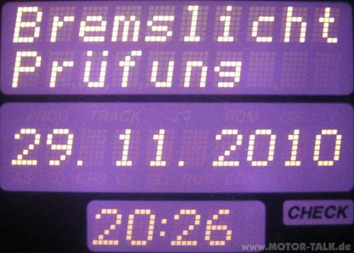 Bremslicht-pruefung