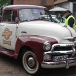 Ein feinst restaurierter ’54er Chevrolet Pickup Advance Design 3100 in Zweifarb-Lackierung – 120 PS, 80 kmh