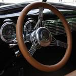 Chevrolet Advance Design 3100 Pickup, Baujahr 1949 - das Cockpit, Lenkrad und Armaturenbrett