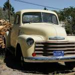Ein Chevrolet Pickup Advance Design 3100 – von uns gesichtet in Virginia City bei Reno, Nevada, USA