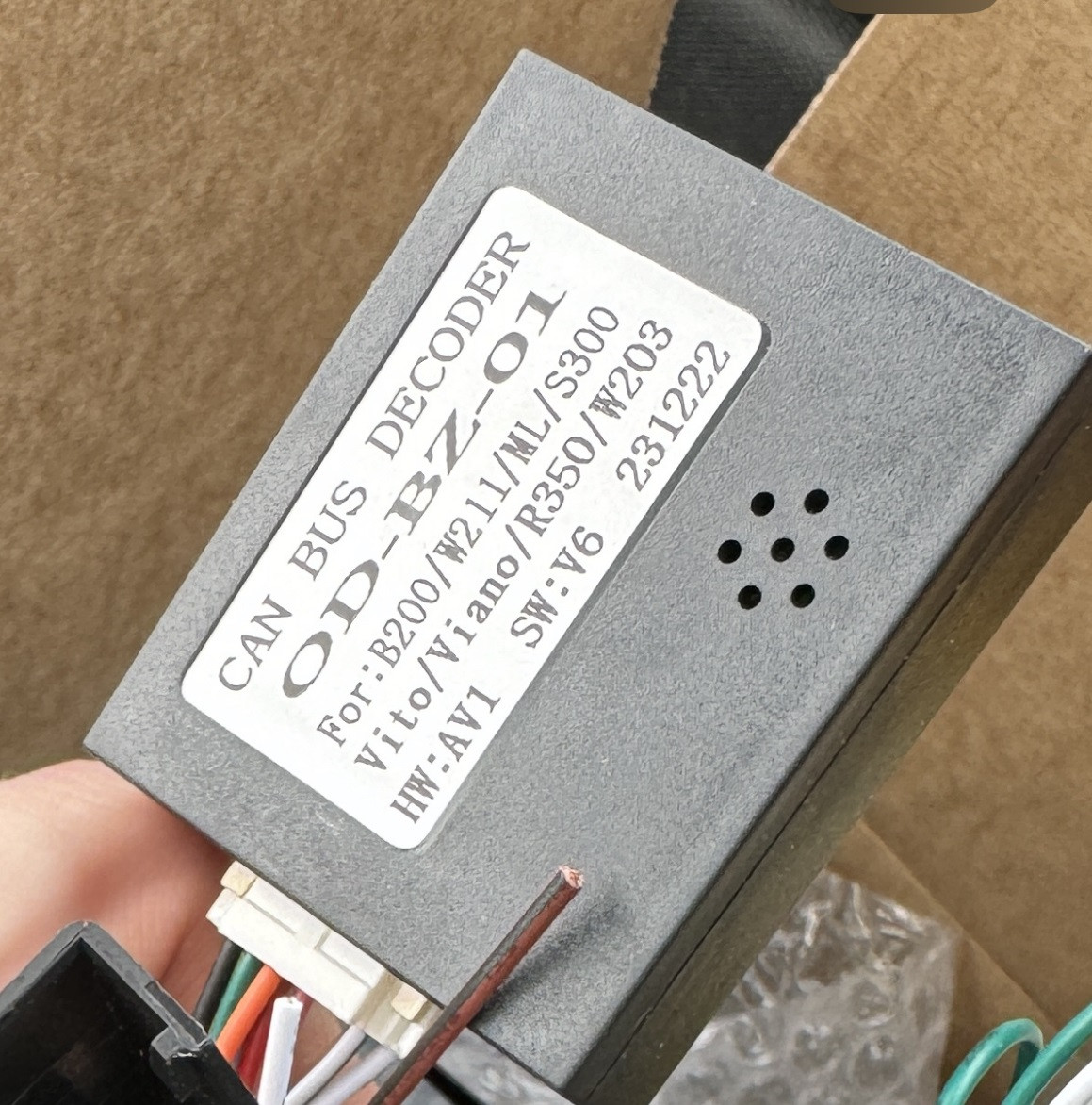 China Android Radio geht nicht an (W209 BJ 2002)