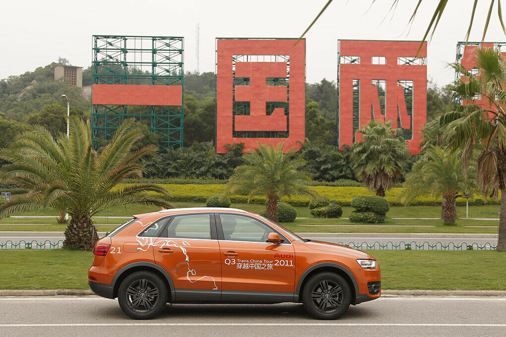 Im chinesischen Hinterland sind die Straßen noch leer