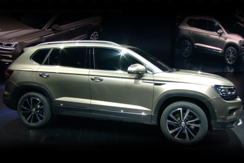 Das "Powerful Family SUV" soll Familien ansprechen, sagt VW. Eine dritte Sitzreihe wird es vermutlich nicht geben