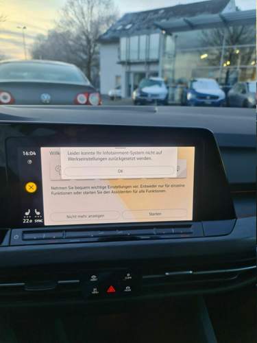 Werkseinstellung... oder auch nicht!