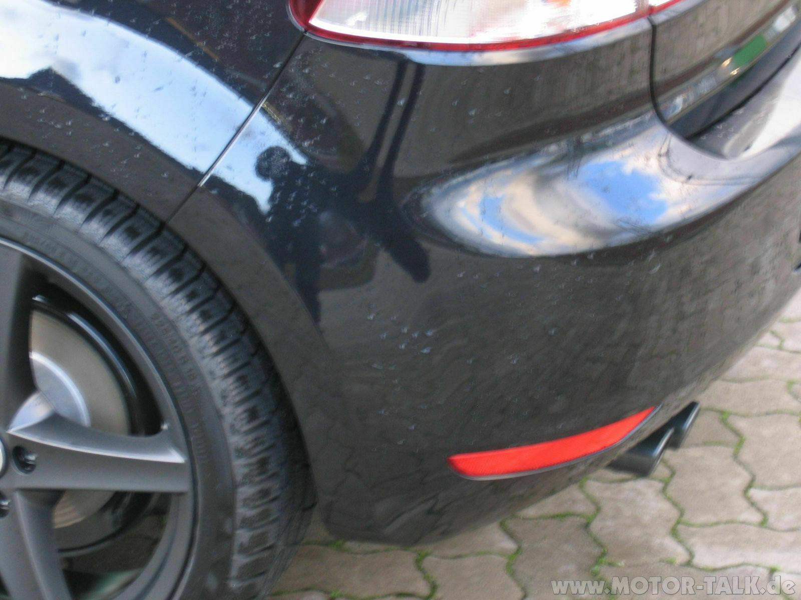 Chromblenden für die Endrohre des TSI / TDI