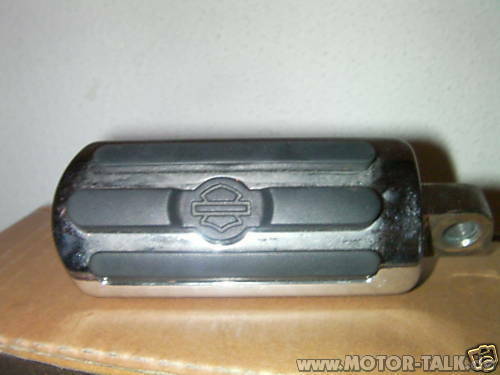 Chrome and Rubber Custom Fussrasten
