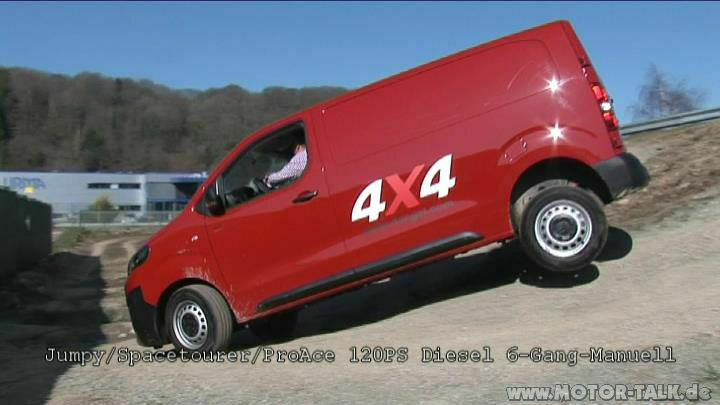 Citroën Jumpy 3 2.0 BlueHDi 150 Allradumbau bei Dangel4x4 Sentheim Test