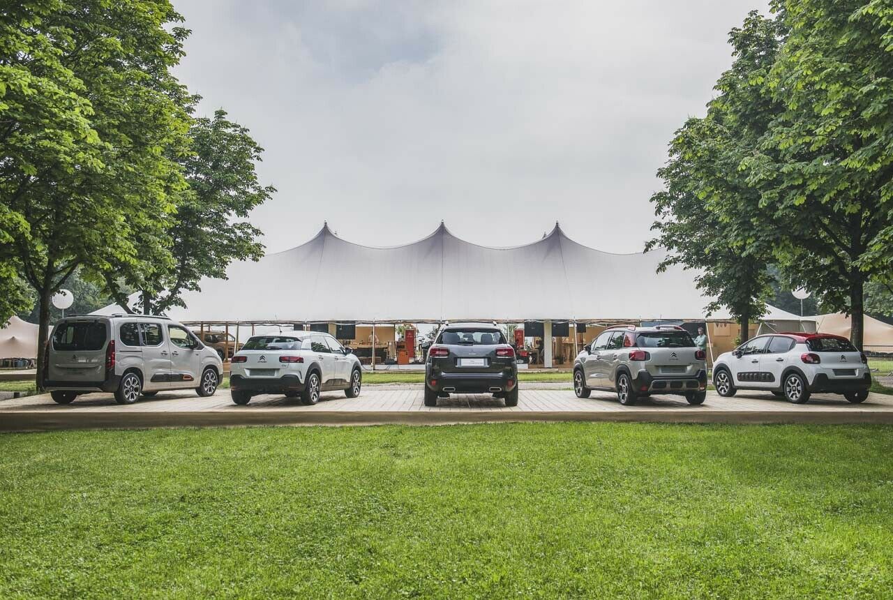 Von links nach rechts: Berlingo, C4 Cactus, C5 Aircross, C3 Aircross, C3