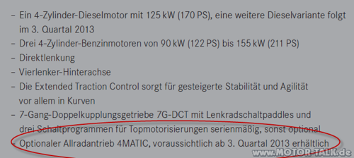 CLA 4-matic