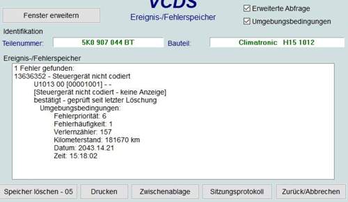 Fehlercode