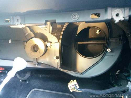 Lüftermotor demontiert