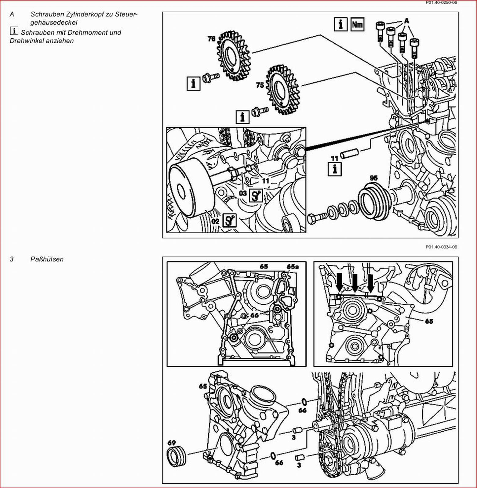 CLK 230 Kompressor W208 Rückschlagventil Kettenspanner