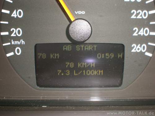 Verbrauch CLK320 V6
