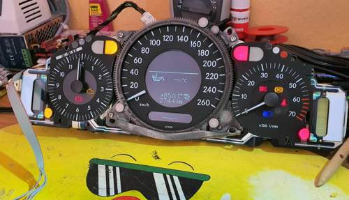 Clk 209 tacho pit