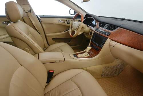 CLS 500 tansanitblau Leder Exclusic
