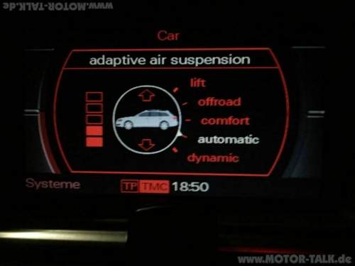 Allroad-menue