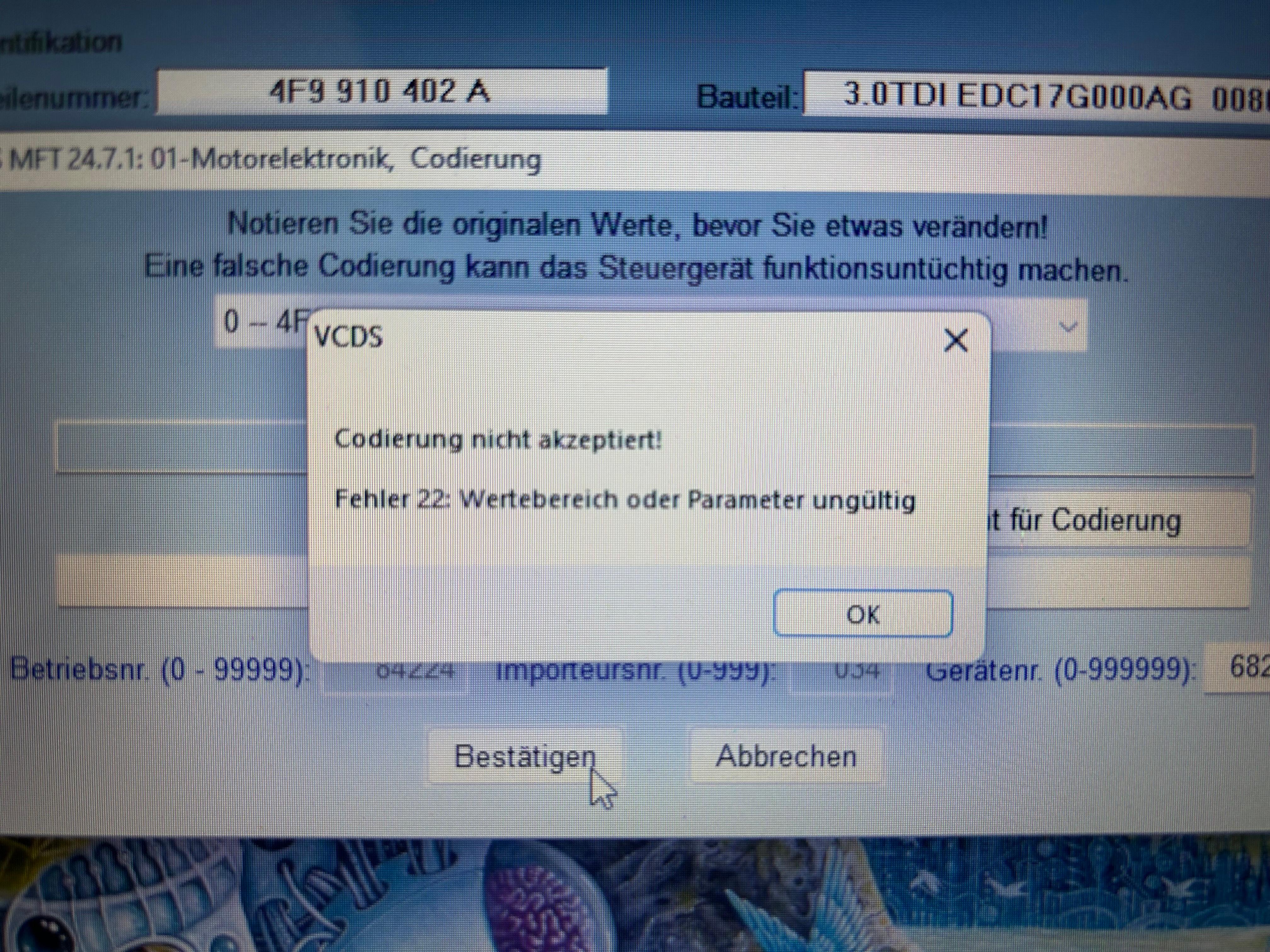 Codierung Anhängerkupplung