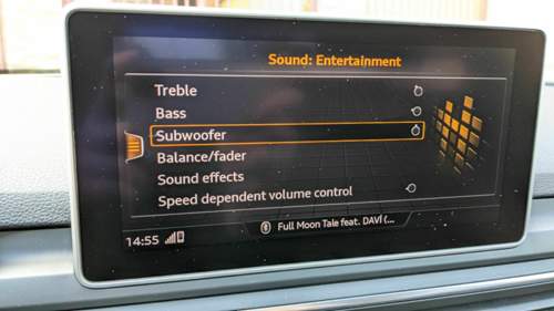 Die Subwoofer-Steuerung funktioniert per
