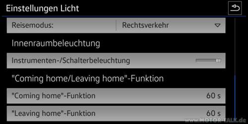 Einstellungen-licht