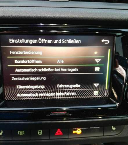 CAR Menü FABIA III