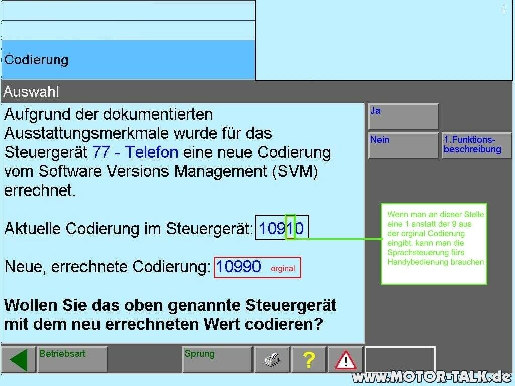 Codierungen hier sammeln