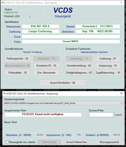 Fehler Codierung