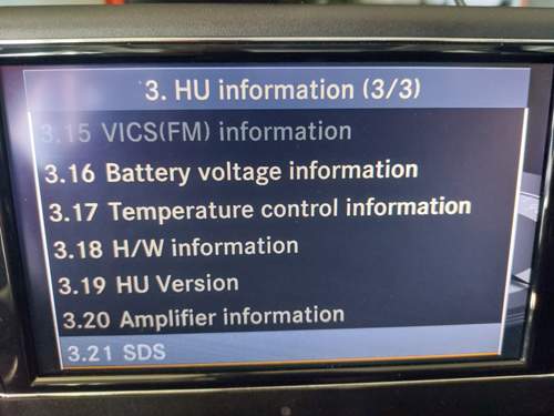 Schritt 1 / HU Info 3/3 = 3.2.1 SDS