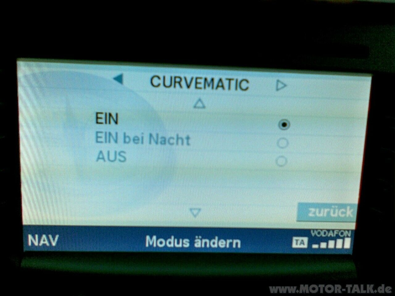 Comand Navi Stimme bei Abbiegen