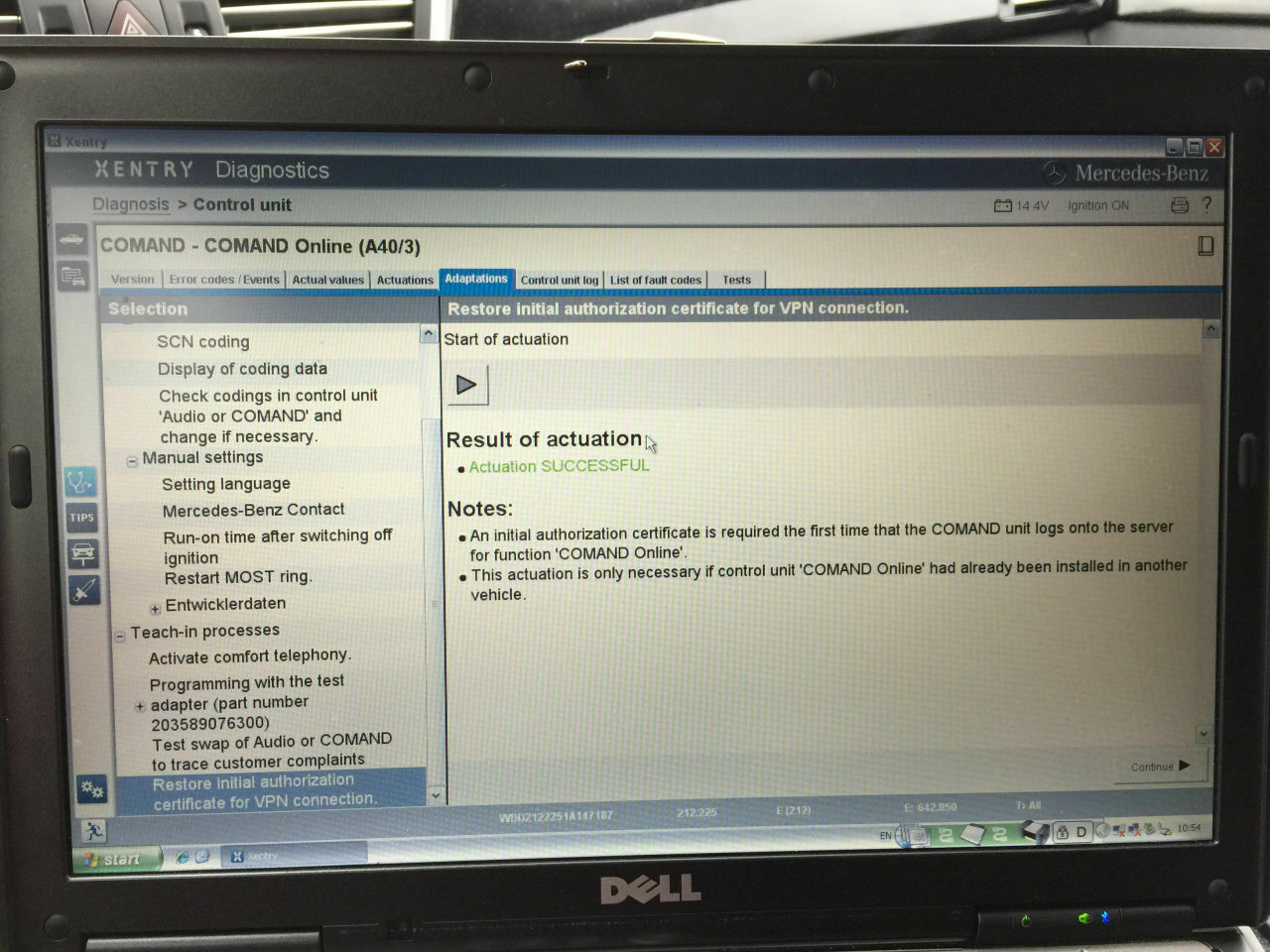 Comand NTG 4.5 geht nicht ins Internet