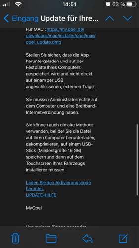Mail von Opel