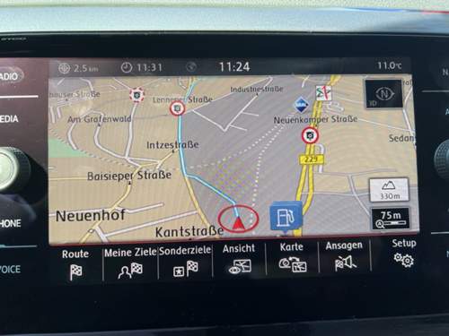 DM Display mit Menü Karte