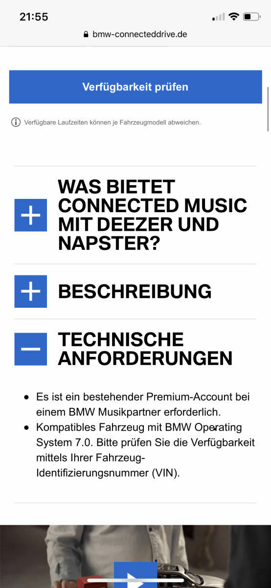 Connected Music - immer wieder Login
