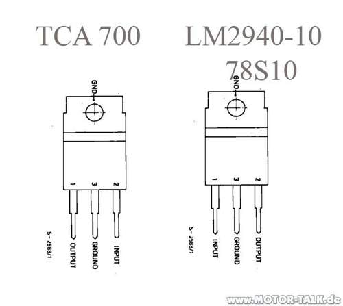 Pinouts-tca700-lm2940-78s10