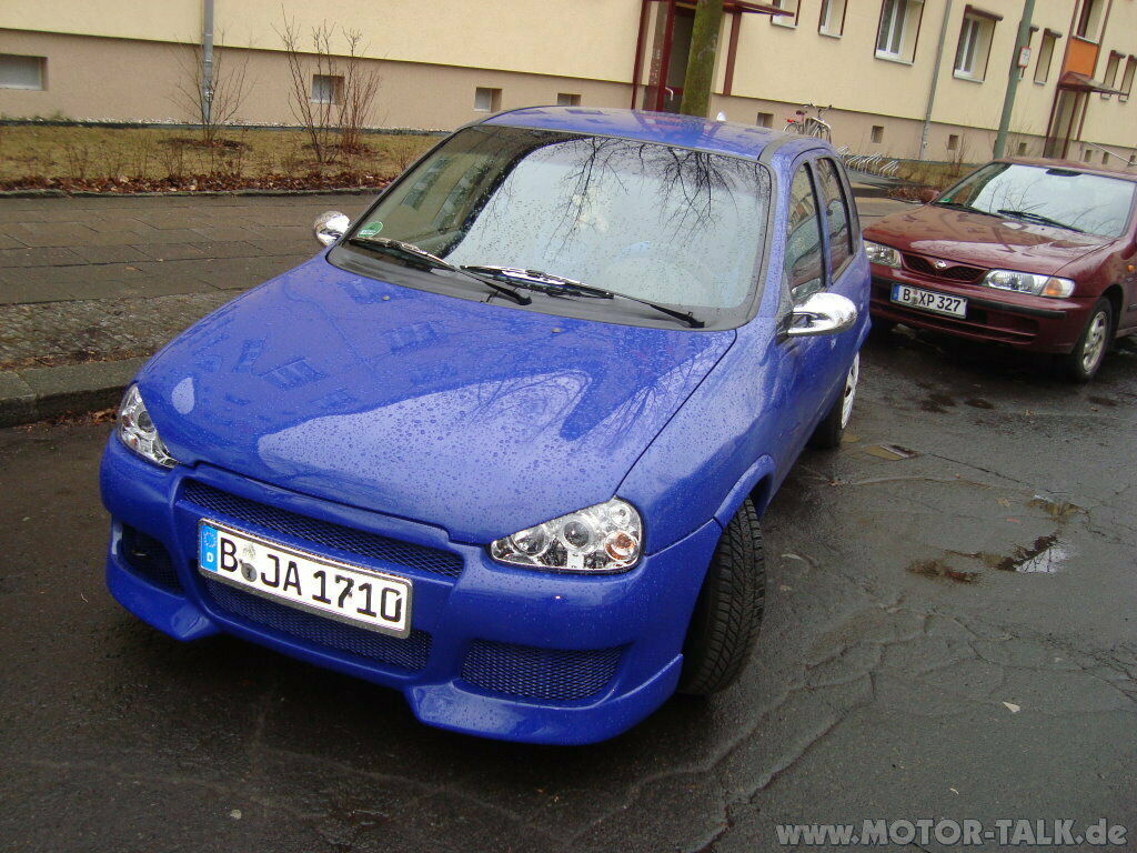 Corsa b 5 türer auffahrunfall verbogene front