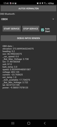 OBD Daten