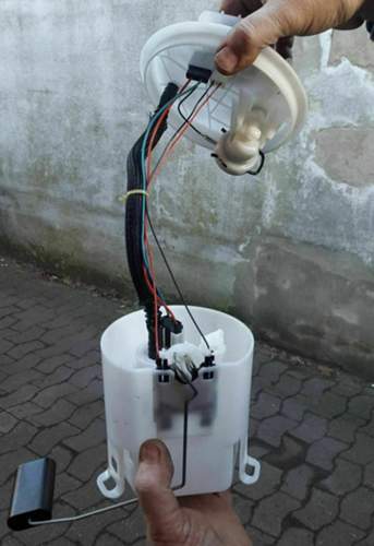 Defekte Intank-Pumpe