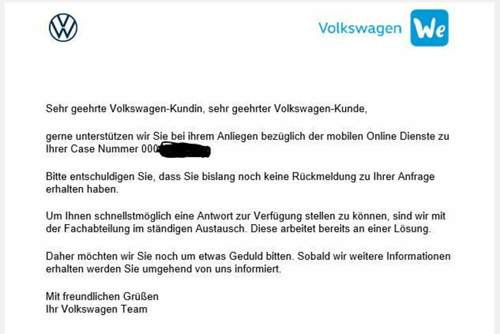 Antwort VW