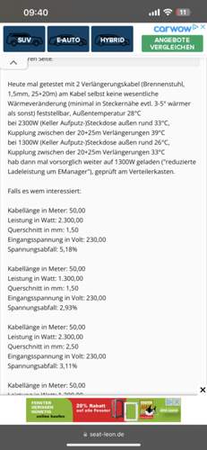Reduzierter Ladestrom