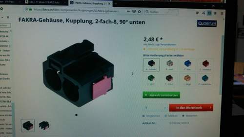 Fakra Gehäuse. schwarz