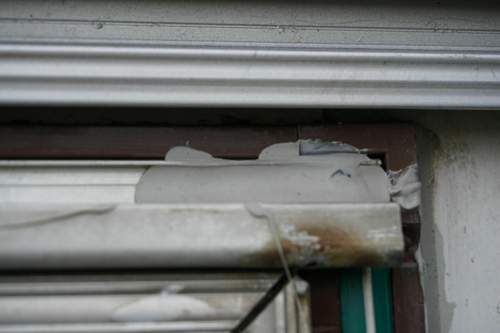 Fensterrahmen oben