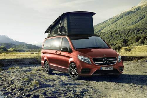 Der Marco Polo Horizon kann mit bis zu sieben Sitz- und fünf Schlafplätzen konfiguriert werden