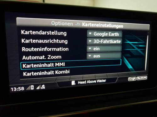 Karteneinstellungen