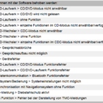 APS 50 Fehlerbeschreibung Xentry